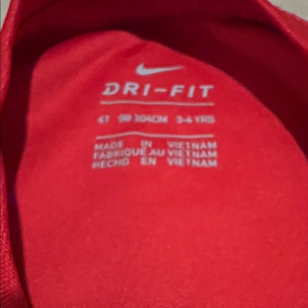 Nike Kids Red Baseball Tee - Picture 2 of 3